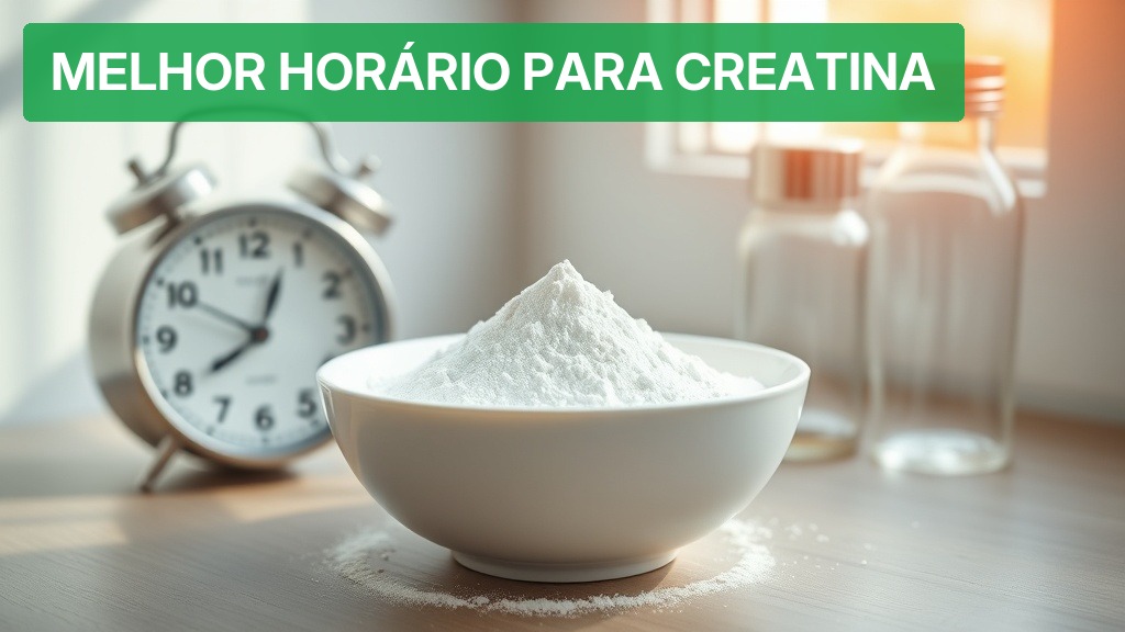 Melhor Horário para Creatina [Guia 2026] — Nutricionando