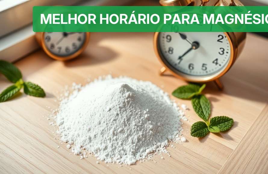 Melhor Horário para Magnésio (Atualizado 2026) — Nutricionando