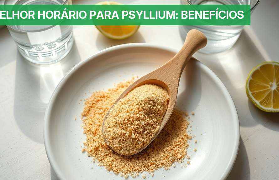 Melhor Horário para Psyllium: Benefícios [2026] — Nutricionando
