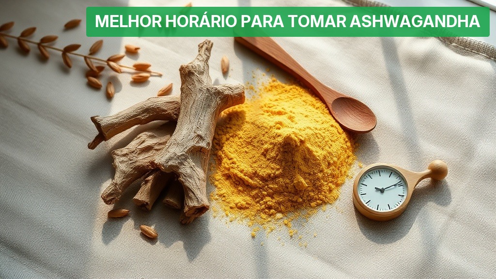 Melhor Horário para Tomar Ashwagandha [Dicas 2026] — Nutricionando