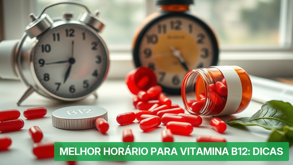 Melhor Horário para Vitamina B12: Dicas [2026] — Nutricionando