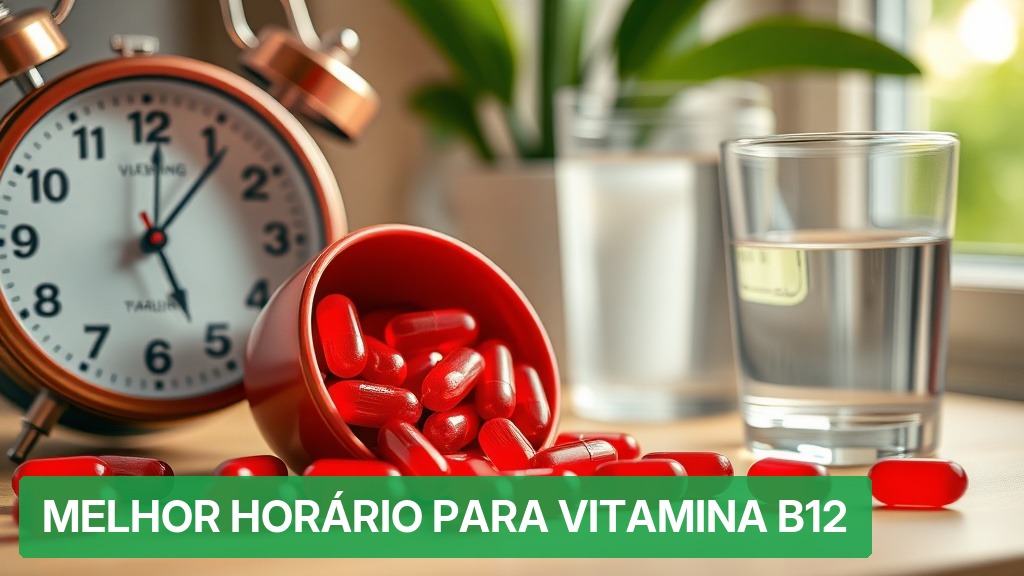 Melhor Horário para Vitamina B12 [Dicas 2026] — Nutricionando