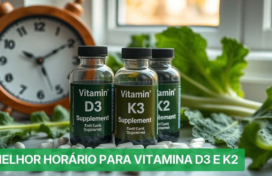 Melhor Horário para Vitamina D3 e K2 [Guia 2026] — Nutricionando
