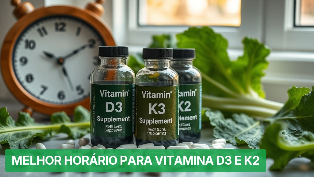 Melhor Horário para Vitamina D3 e K2 [Guia 2026] — Nutricionando