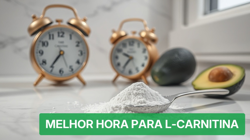 Melhor Hora para L-Carnitina [Queima Gordura 2026] — Nutricionando