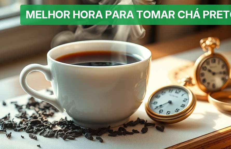 Melhor Hora para Tomar Chá Preto [Benefícios 2026] — Nutricionando