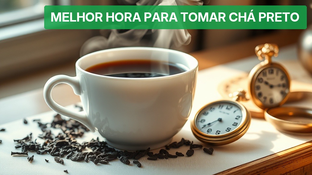 Melhor Hora para Tomar Chá Preto [Benefícios 2026] — Nutricionando