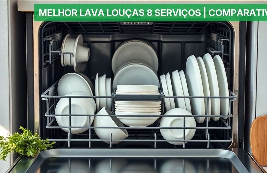 Melhor Lava Louças 8 Serviços (2026) | Comparativo Completo — Nutricionando