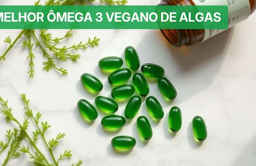 Melhor Ômega 3 Vegano de Algas [Definitivo 2026] — Nutricionando
