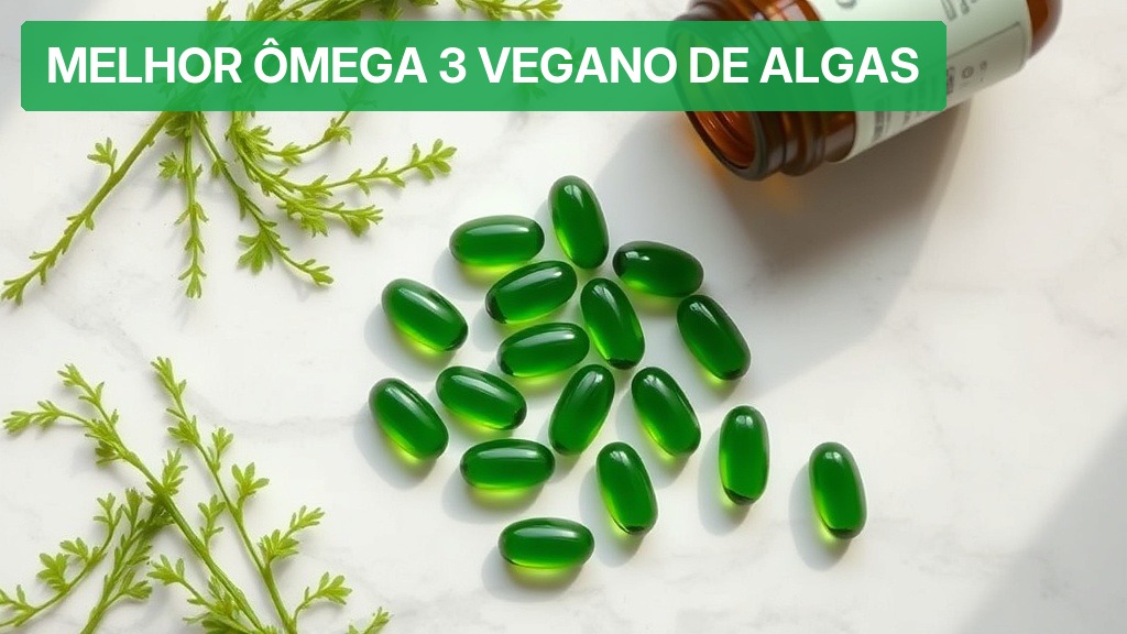 Melhor Ômega 3 Vegano de Algas [Definitivo 2026] — Nutricionando