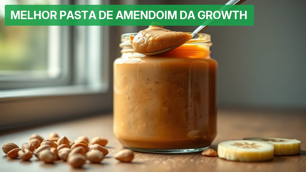 Melhor Pasta de Amendoim da Growth [Proteína Pura] 2026 — Nutricionando