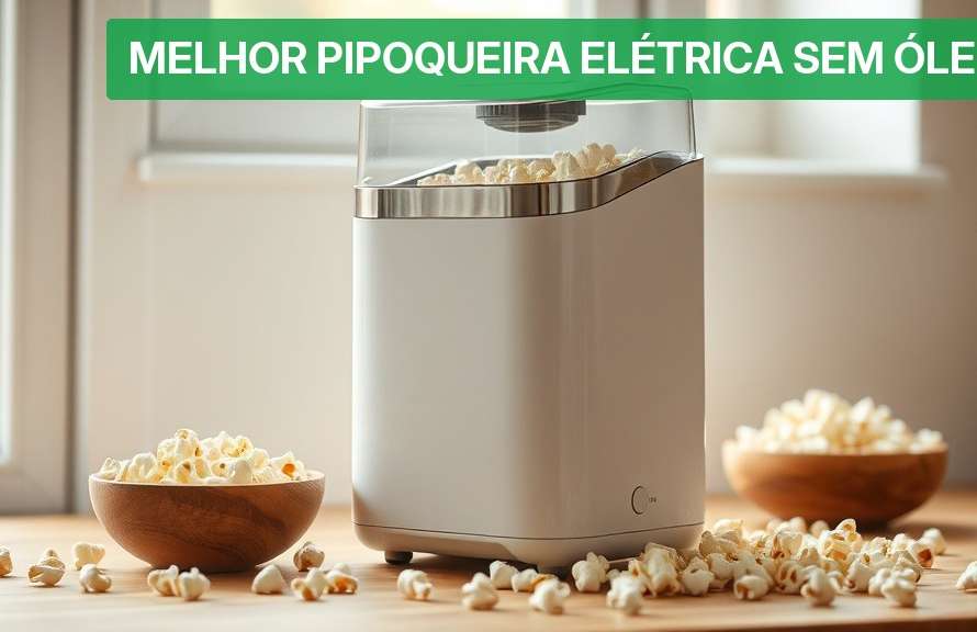 Melhor Pipoqueira Elétrica Sem Óleo [Guia Completo 2026] — Nutricionando