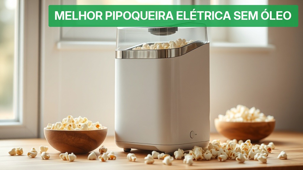 Melhor Pipoqueira Elétrica Sem Óleo [Guia Completo 2026] — Nutricionando