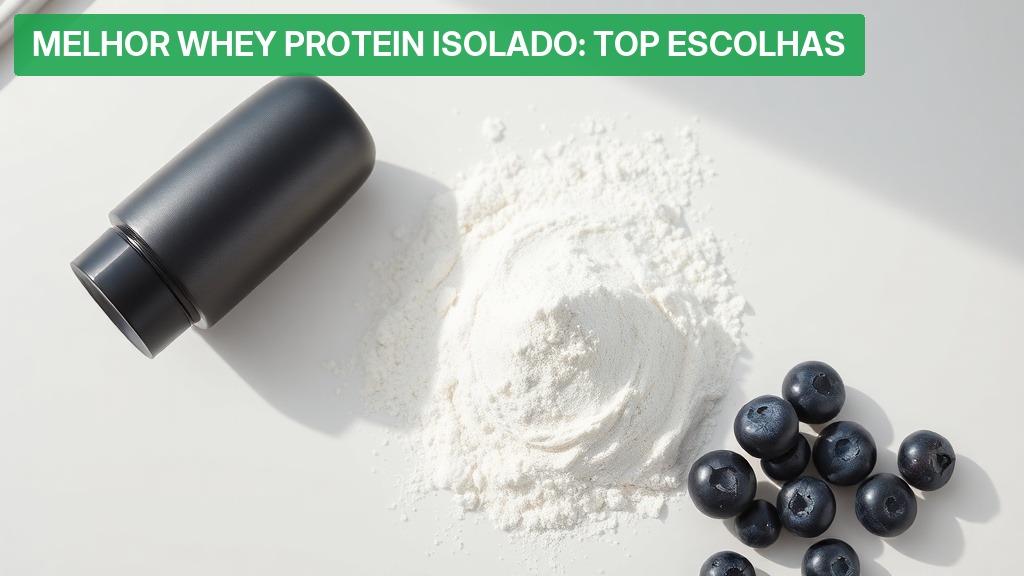 Melhor Whey Protein Isolado: Top Escolhas [2026 Completo] — Nutricionando