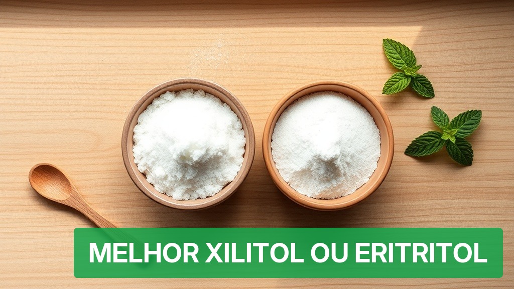 Melhor Xilitol ou Eritritol [Comparativo 2026] — Nutricionando