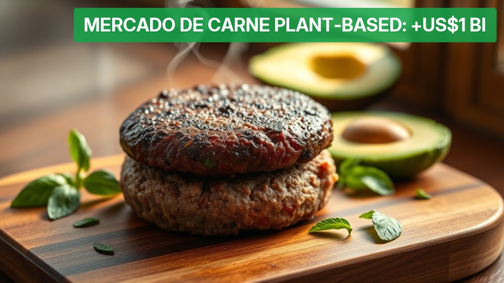 Mercado de Carne Plant-Based: +US$1 Bi [Tendências 2026] — Nutricionando