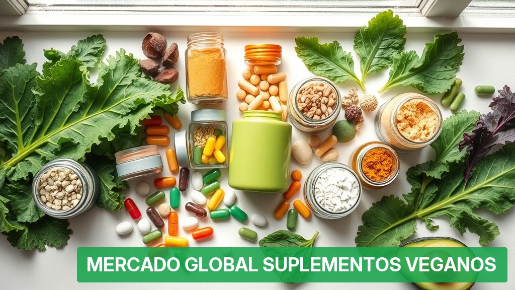 Mercado Global Suplementos Veganos [Crescimento 2026] — Nutricionando