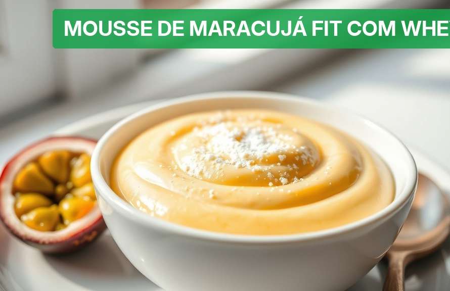 Mousse de Maracujá Fit com Whey [Receita Proteica] (2026) — Nutricionando