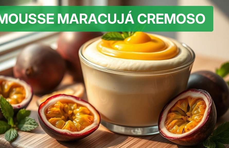 Mousse Maracujá Cremoso [Receita Prática 2026] — Nutricionando