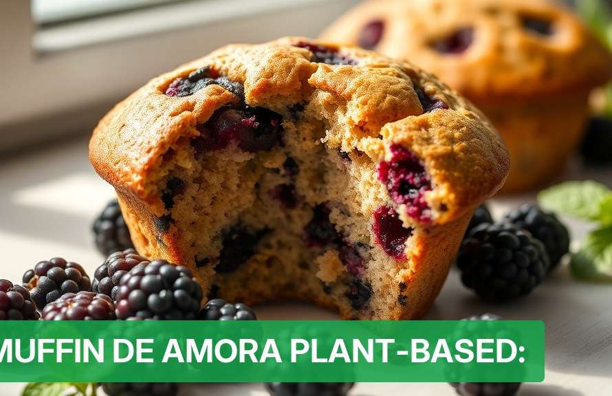 Muffin de Amora Plant-Based: [Receita Fácil e Saudável] — Nutricionando