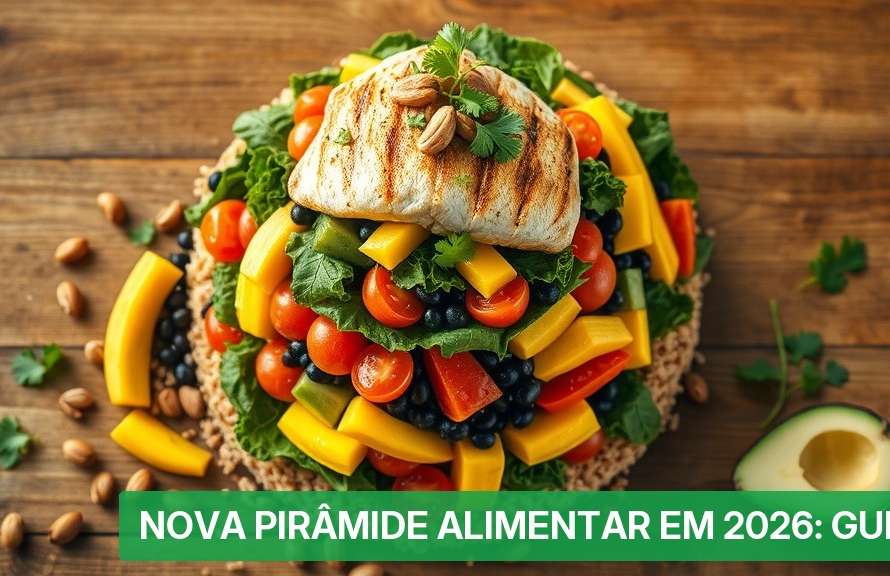 Nova Pirâmide Alimentar em 2026: Guia Definitivo — Nutricionando