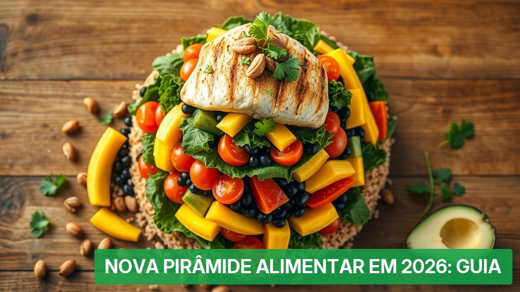 Nova Pirâmide Alimentar em 2026: Guia Definitivo — Nutricionando