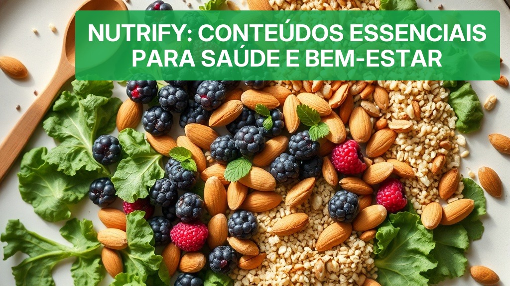 Nutrify: Conteúdos Essenciais para Saúde e Bem-Estar [2026] — Nutricionando