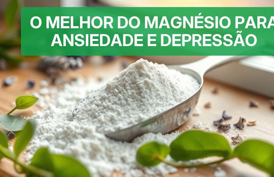 O Melhor do Magnésio para Ansiedade e Depressão [Guia 2026] — Nutricionando