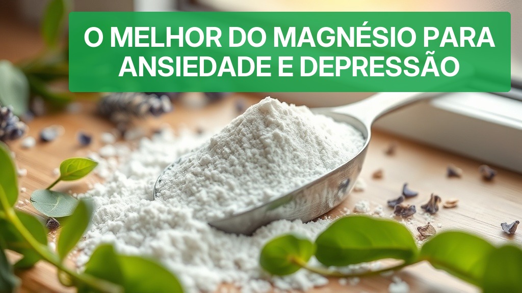 O Melhor do Magnésio para Ansiedade e Depressão [Guia 2026] — Nutricionando