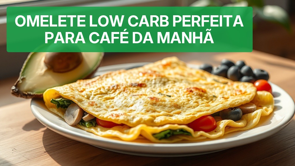 Omelete Low Carb Perfeita para Café da Manhã [Rápida] — Nutricionando