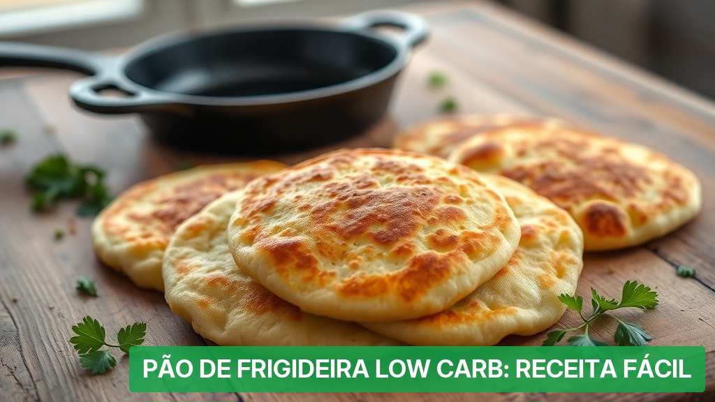 Pão de Frigideira Low Carb: Receita Fácil [Sem Forno] — Nutricionando