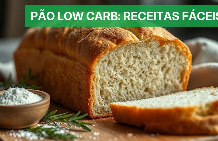 Pão Low Carb: Receitas Fáceis [2026] — Nutricionando