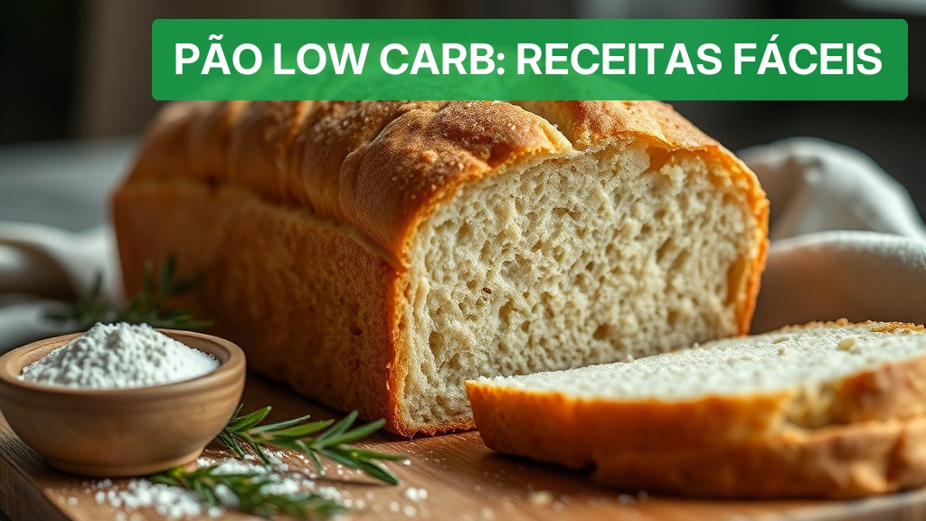 Pão Low Carb: Receitas Fáceis [2026] — Nutricionando