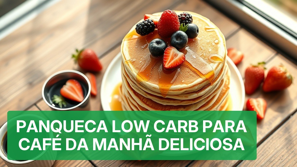 Panqueca Low Carb para Café da Manhã Deliciosa [2026] — Nutricionando