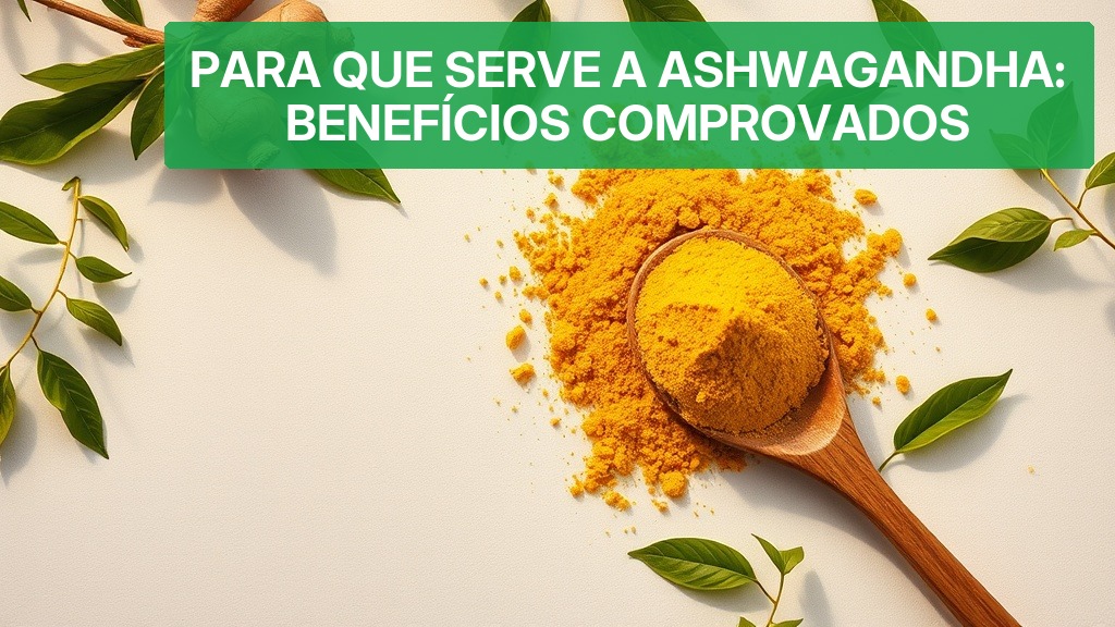 Para Que Serve a Ashwagandha: Benefícios Comprovados — Nutricionando