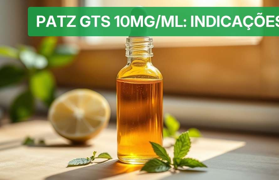 Patz GTS 10mg/ml: Indicações [Completo 2026] — Nutricionando