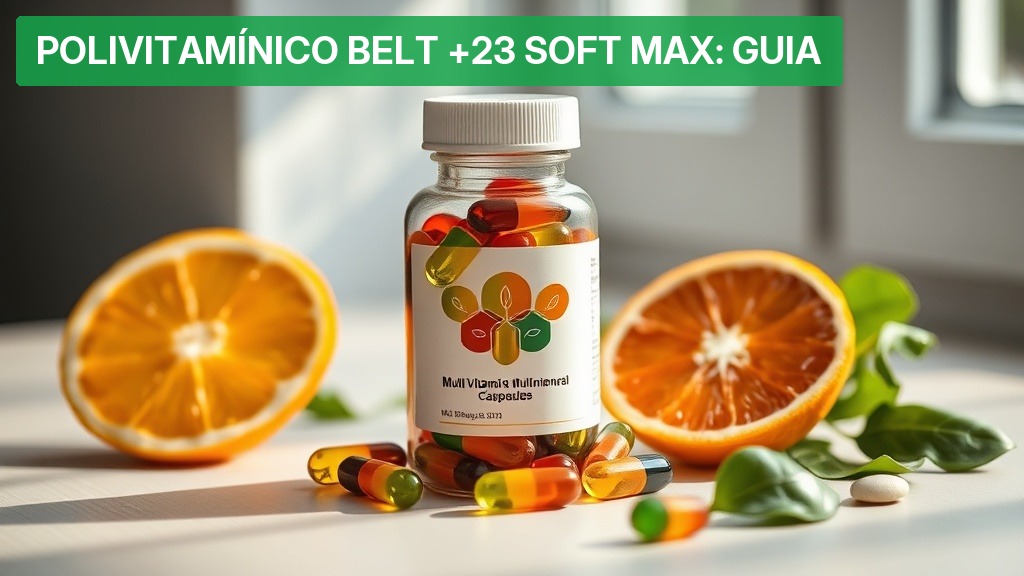 Polivitamínico Belt +23 Soft Max: Guia Completo [2026] — Nutricionando