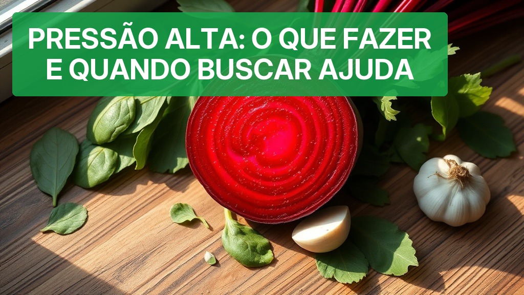 Pressão Alta: O Que Fazer e Quando Buscar Ajuda — Nutricionando