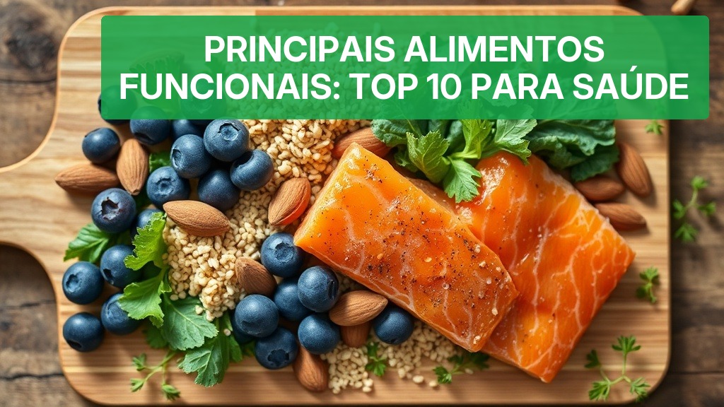 Principais Alimentos Funcionais: Top 10 para Saúde [2026] — Nutricionando