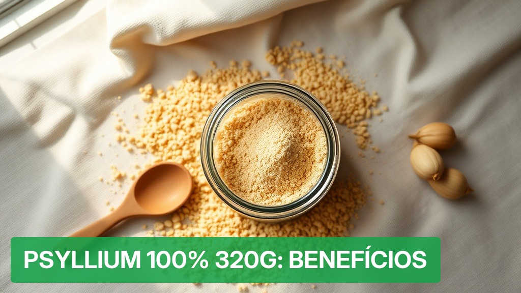 Psyllium 100% 320g: Benefícios [Fibra 2026] — Nutricionando