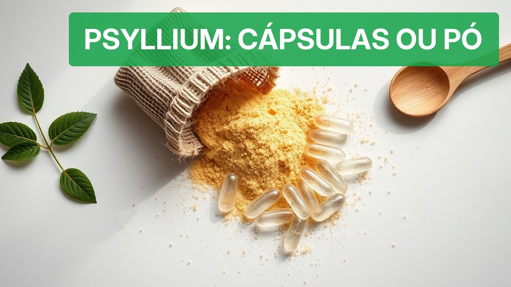 Psyllium: Cápsulas ou Pó? [Comparação Definitiva 2026] — Nutricionando