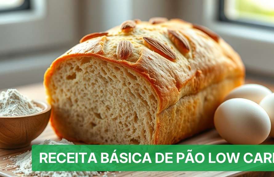 Receita Básica de Pão Low Carb [Passo a Passo 2026] — Nutricionando