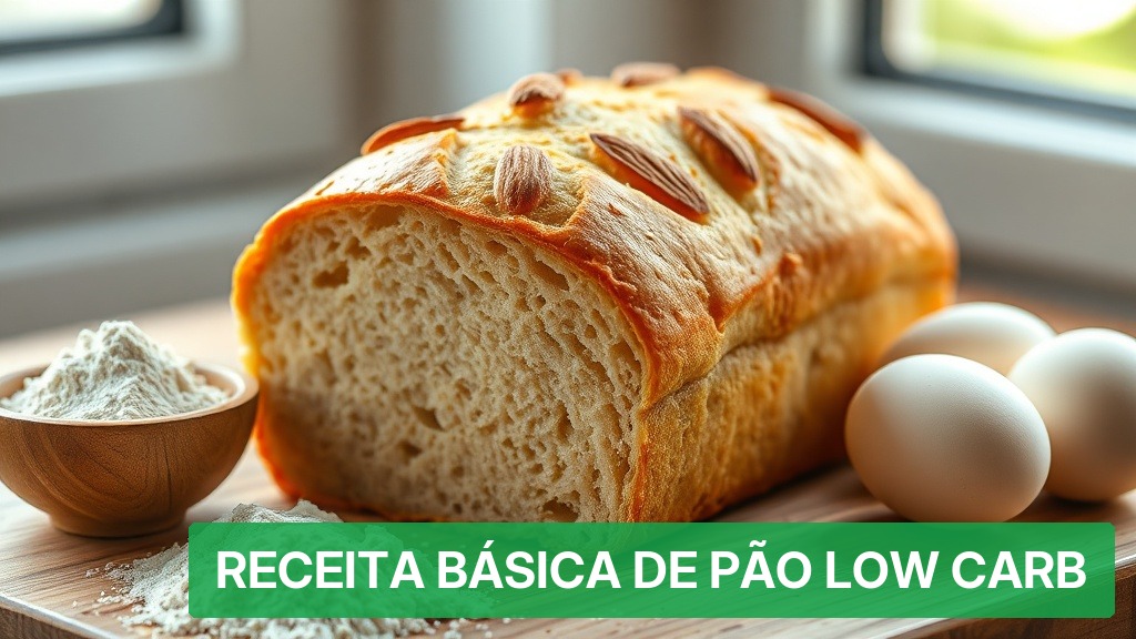 Receita Básica de Pão Low Carb [Passo a Passo 2026] — Nutricionando