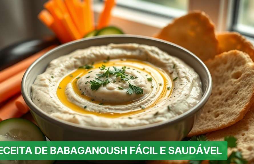 Receita de Babaganoush Fácil e Saudável [Guia 2026] — Nutricionando
