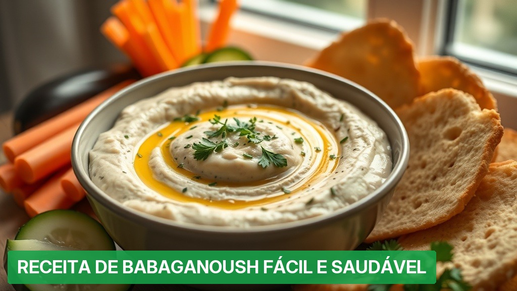 Receita de Babaganoush Fácil e Saudável [Guia 2026] — Nutricionando