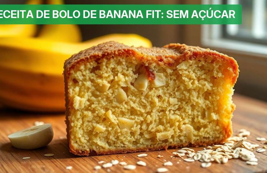 Receita de Bolo de Banana Fit: Sem Açúcar (Atualizado 2026) — Nutricionando