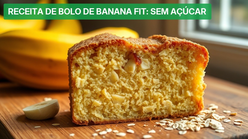 Receita de Bolo de Banana Fit: Sem Açúcar (Atualizado 2026) — Nutricionando