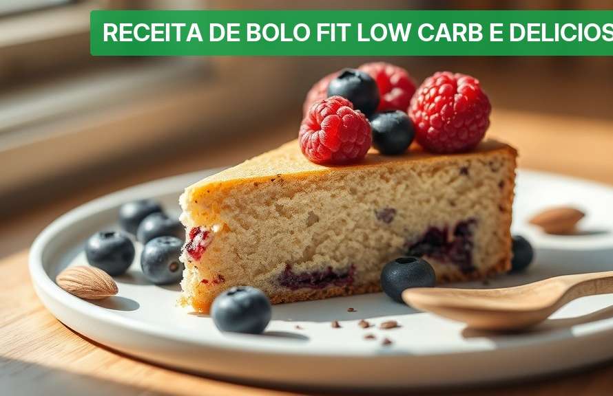 Receita de Bolo Fit Low Carb e Delicioso (2026) — Nutricionando