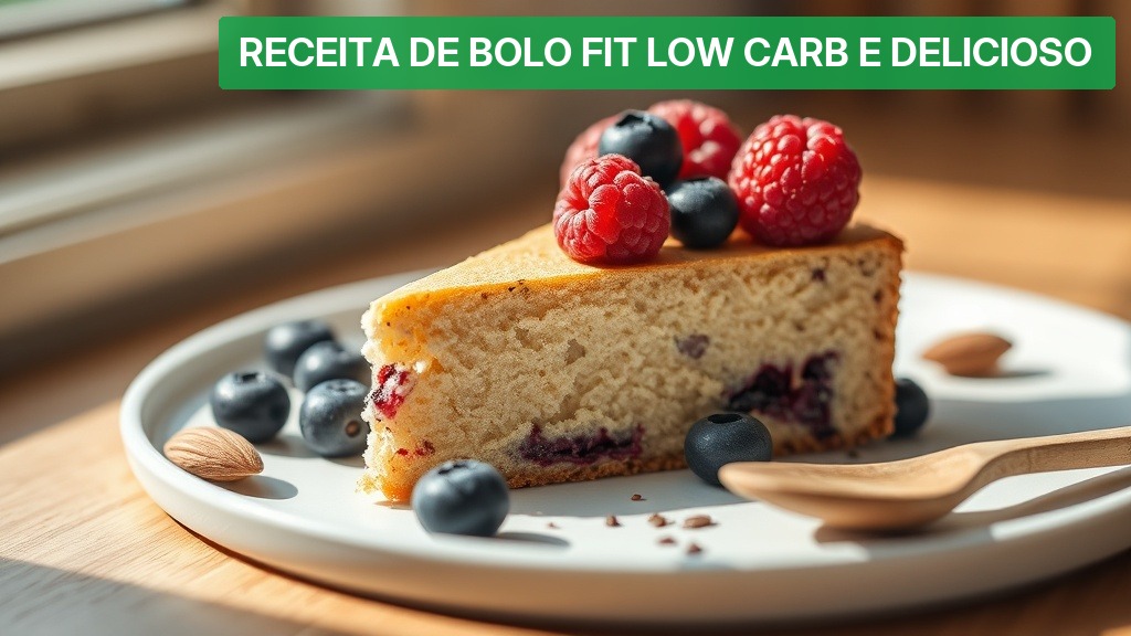 Receita de Bolo Fit Low Carb e Delicioso (2026) — Nutricionando