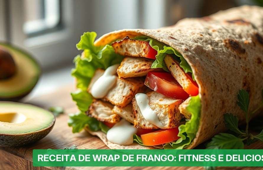 Receita de Wrap de Frango: Fitness e Deliciosa (Guia 2026) — Nutricionando